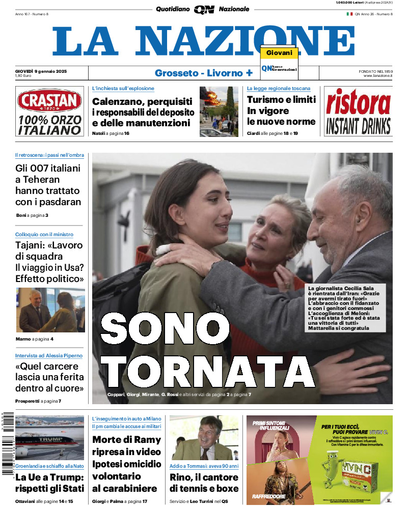 Livorno - giovedì 09 Gennaio 2025