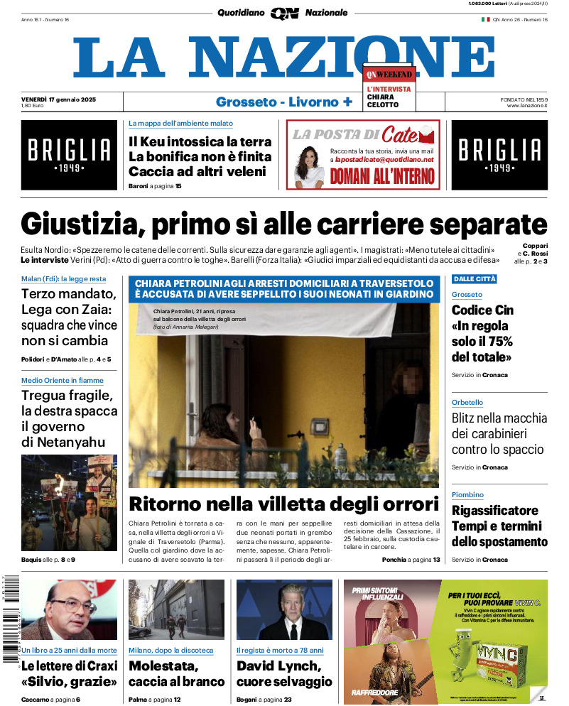 Livorno - venerdì 17 Gennaio 2025