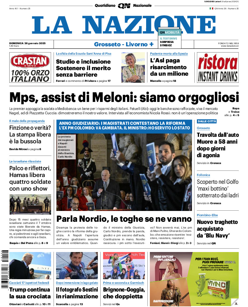 Livorno - domenica 26 Gennaio 2025