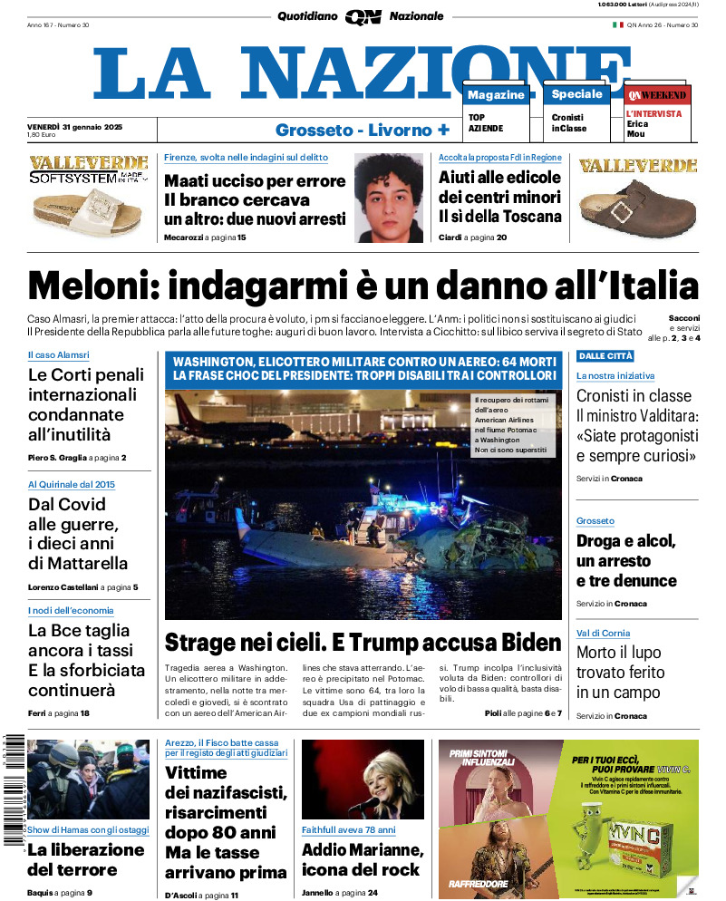 Livorno - venerdì 31 Gennaio 2025