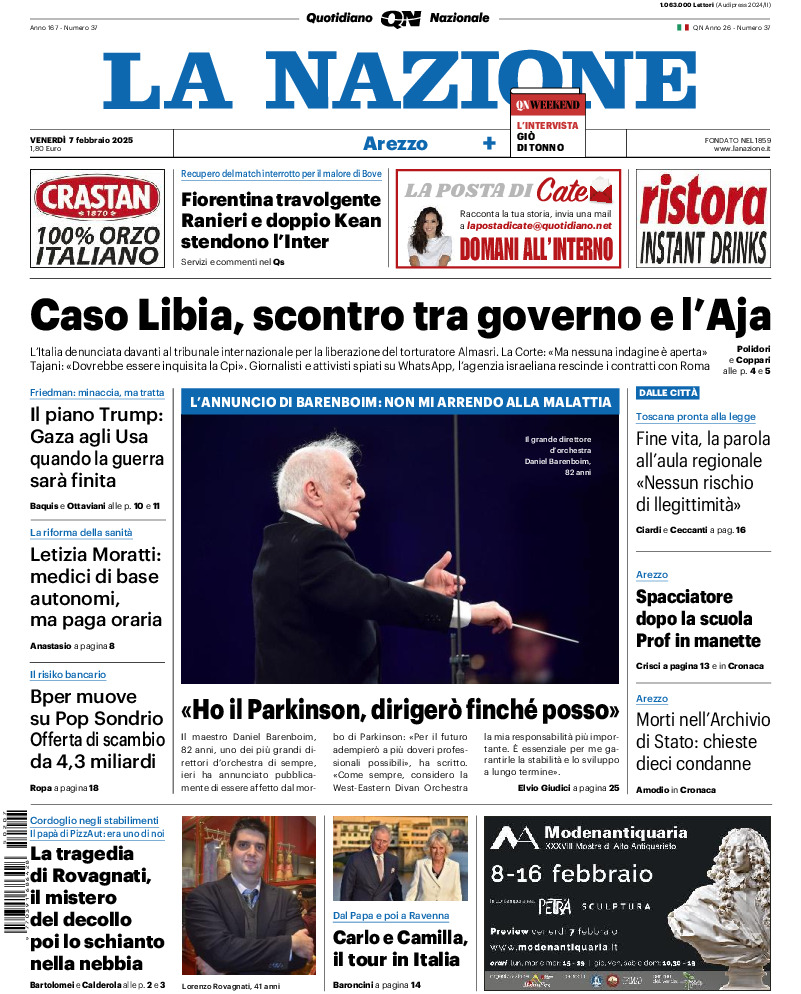 Arezzo - venerdì 07 Febbraio 2025