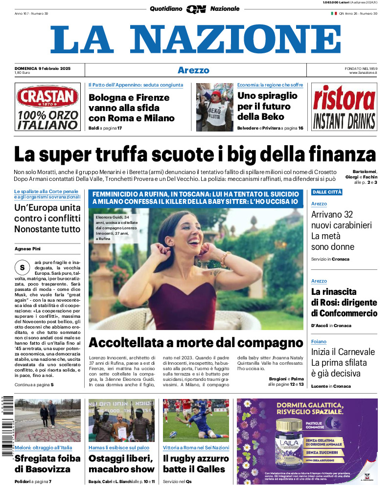 Arezzo - domenica 09 Febbraio 2025