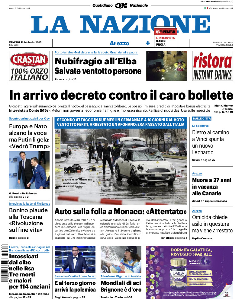 Arezzo - venerdì 14 Febbraio 2025