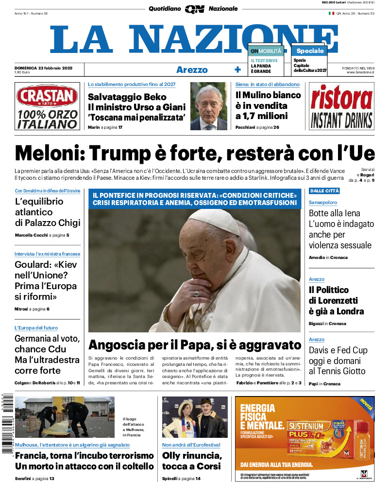 Arezzo - domenica 23 Febbraio 2025