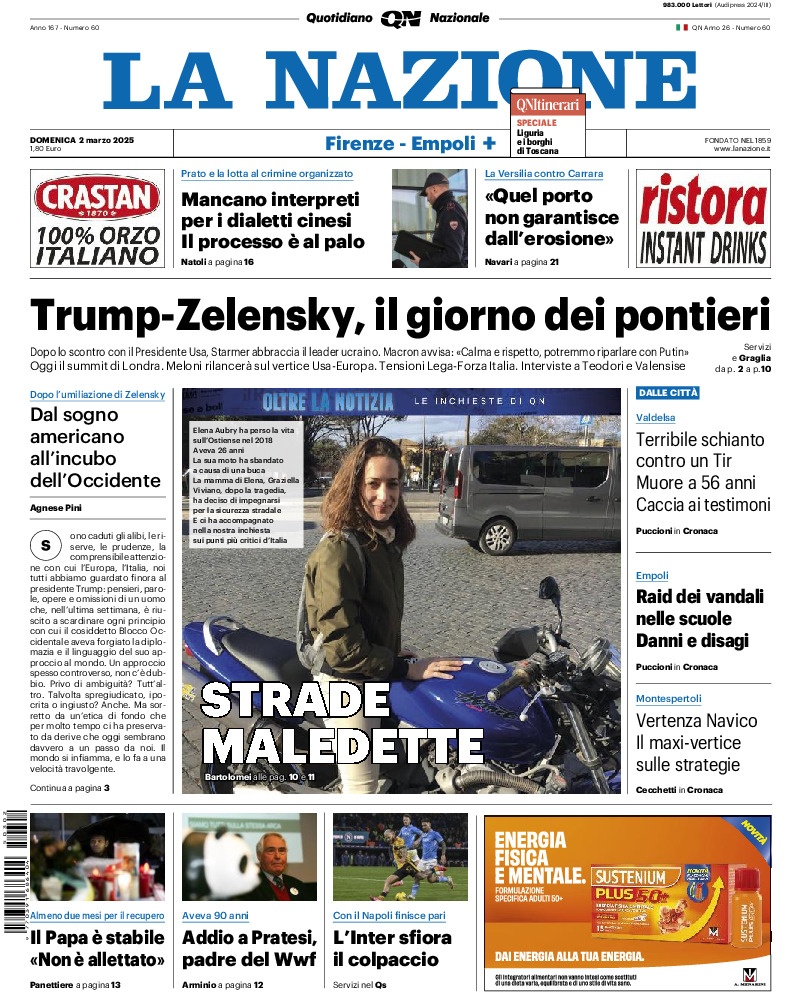 Nazionale - domenica 02 Marzo 2025