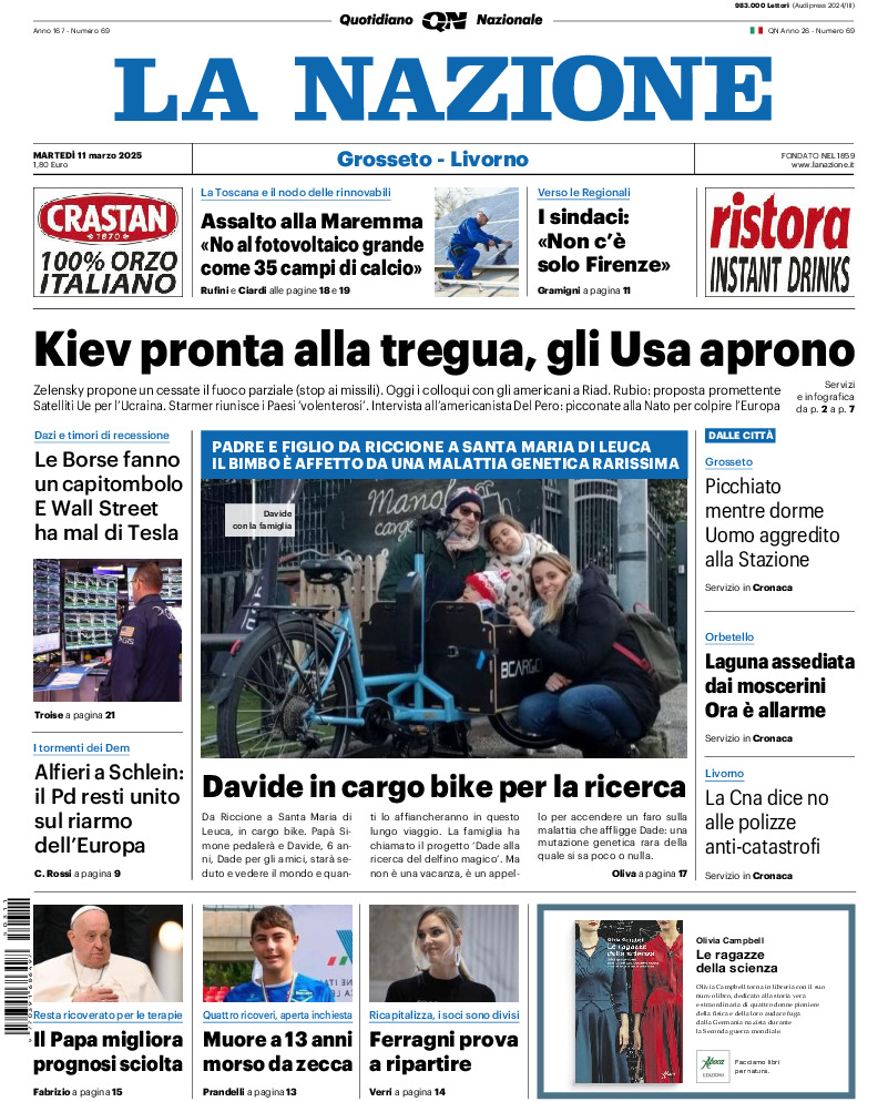 Livorno - martedì 11 Marzo 2025