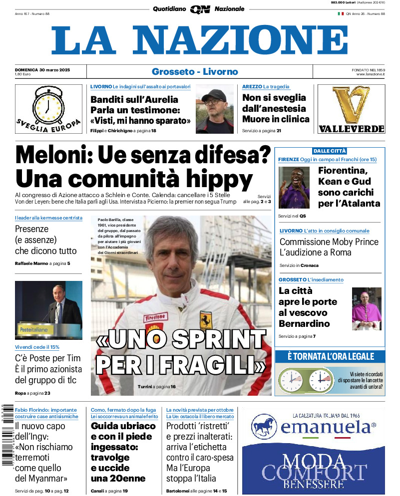 Livorno - domenica 30 Marzo 2025