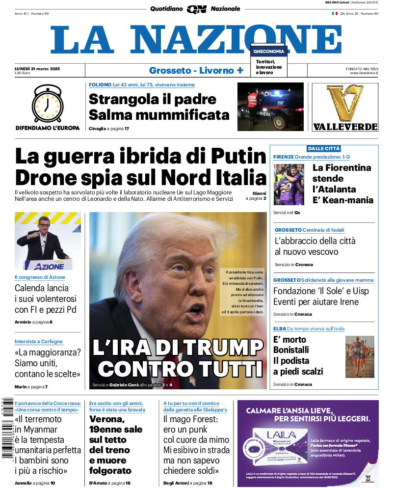 Livorno - lunedì 31 Marzo 2025