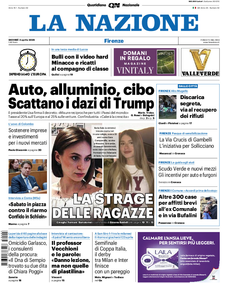 Firenze - giovedì 03 Aprile 2025