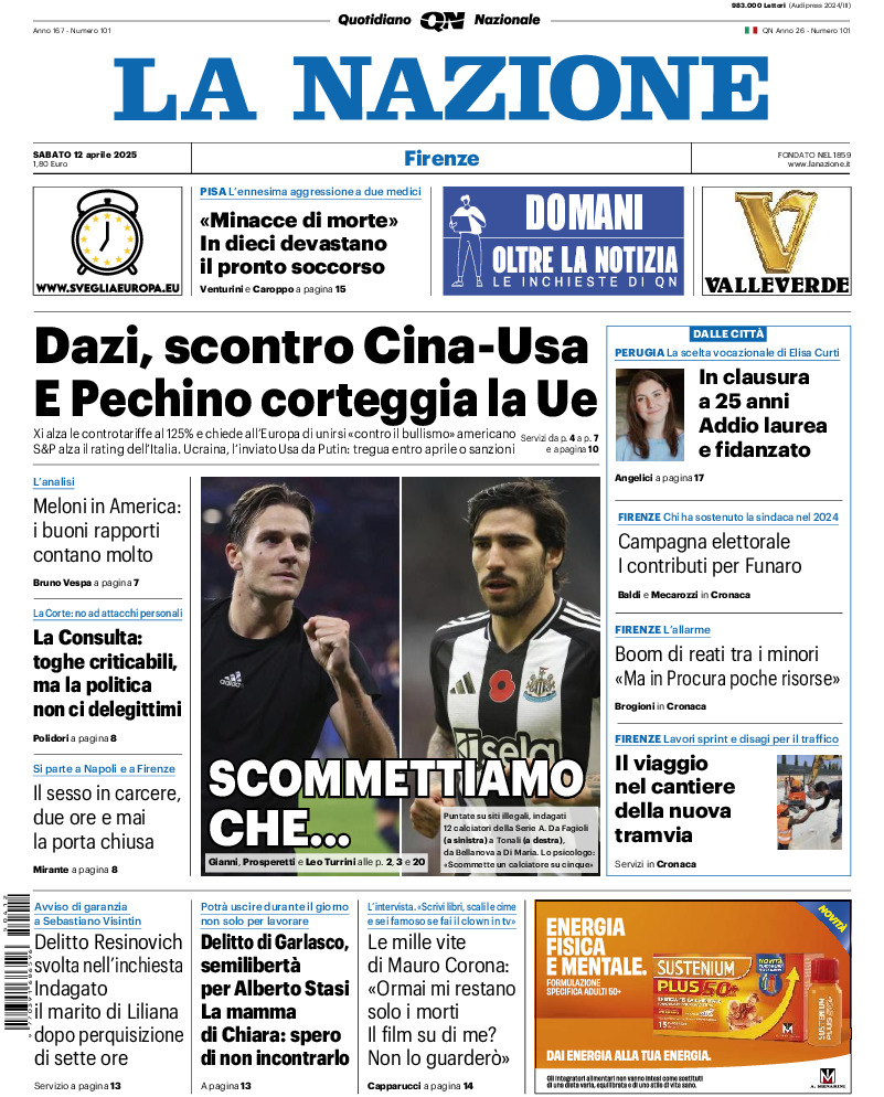 Firenze - sabato 12 Aprile 2025