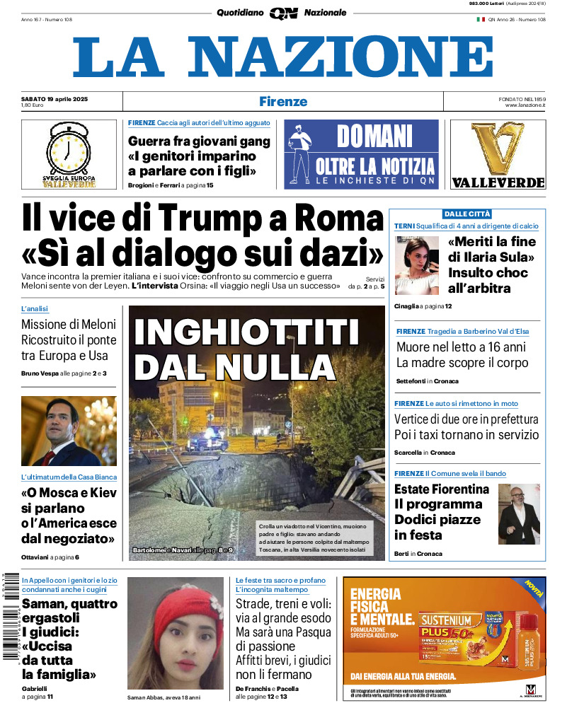 Firenze - sabato 19 Aprile 2025