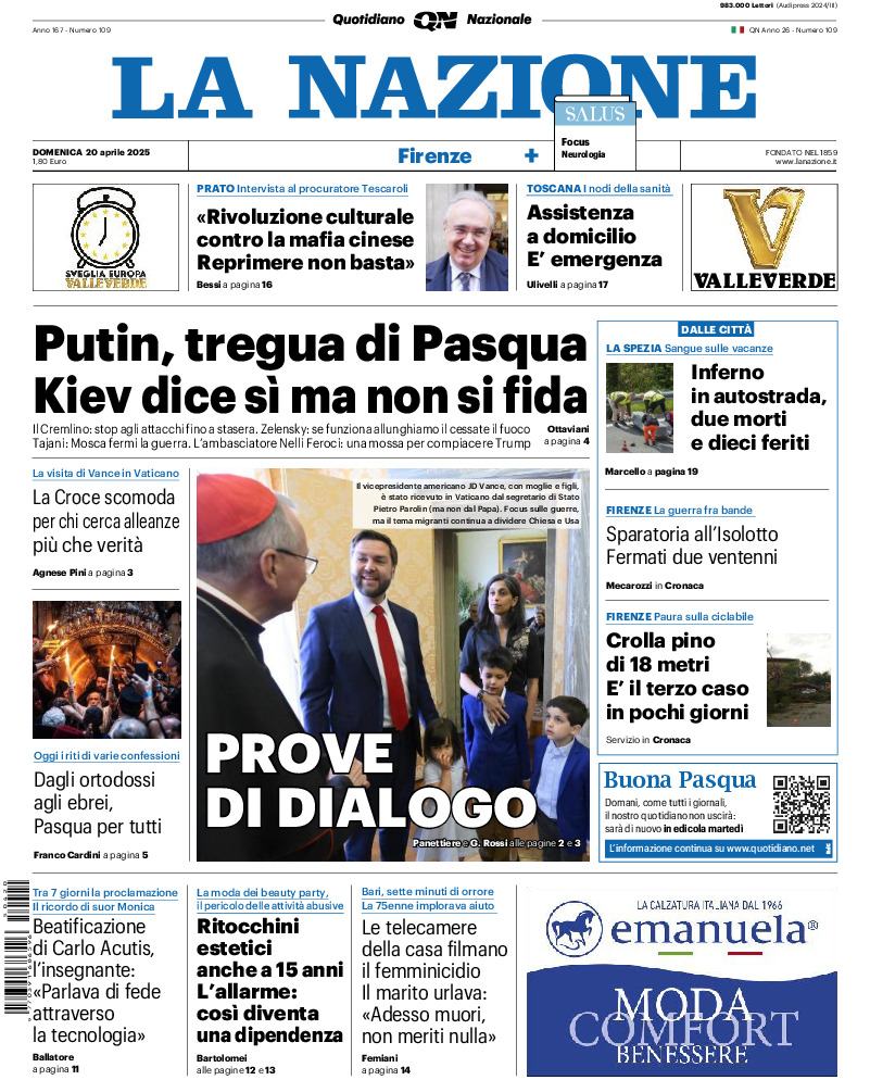 Firenze - domenica 20 Aprile 2025