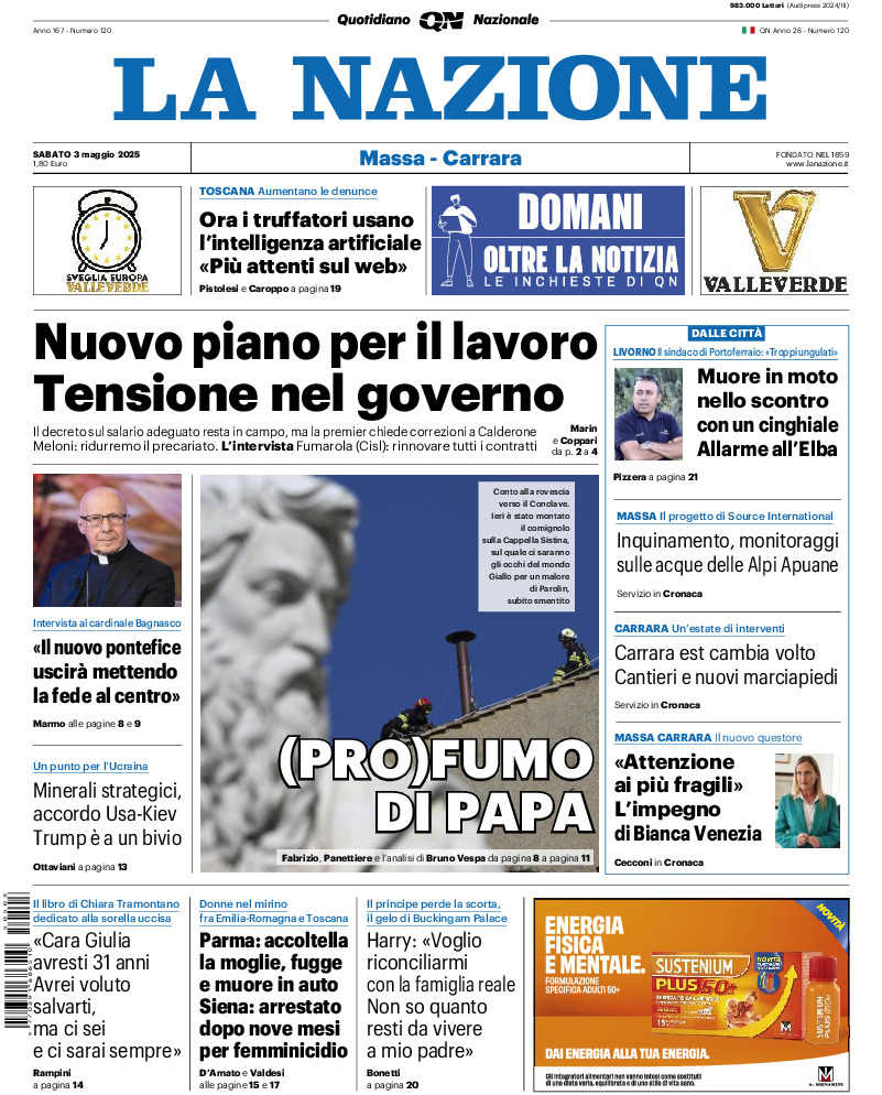 Massa Carrara - sabato 03 Maggio 2025