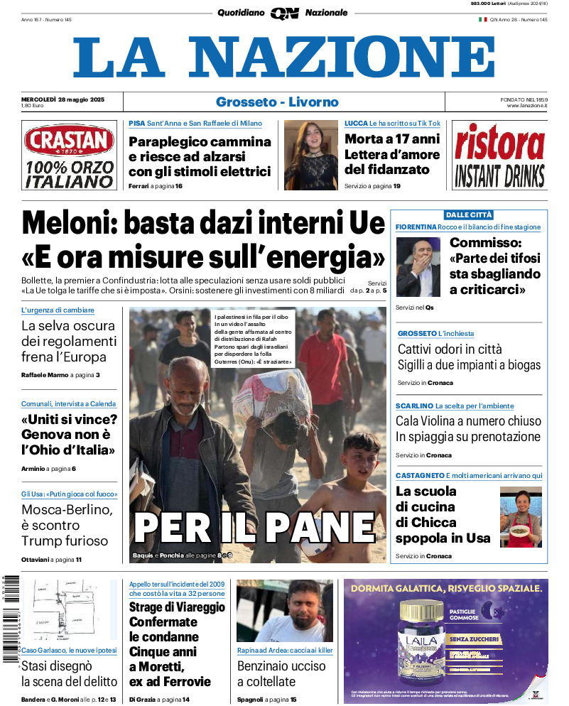 Livorno - mercoledì 28 Maggio 2025