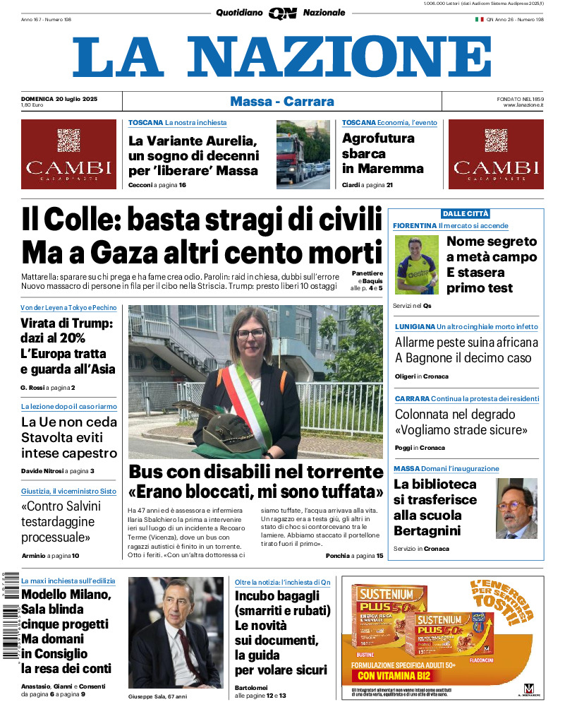 Massa Carrara - domenica 20 Luglio 2025