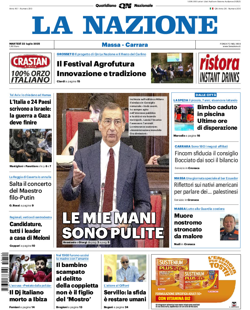 Massa Carrara - martedì 22 Luglio 2025