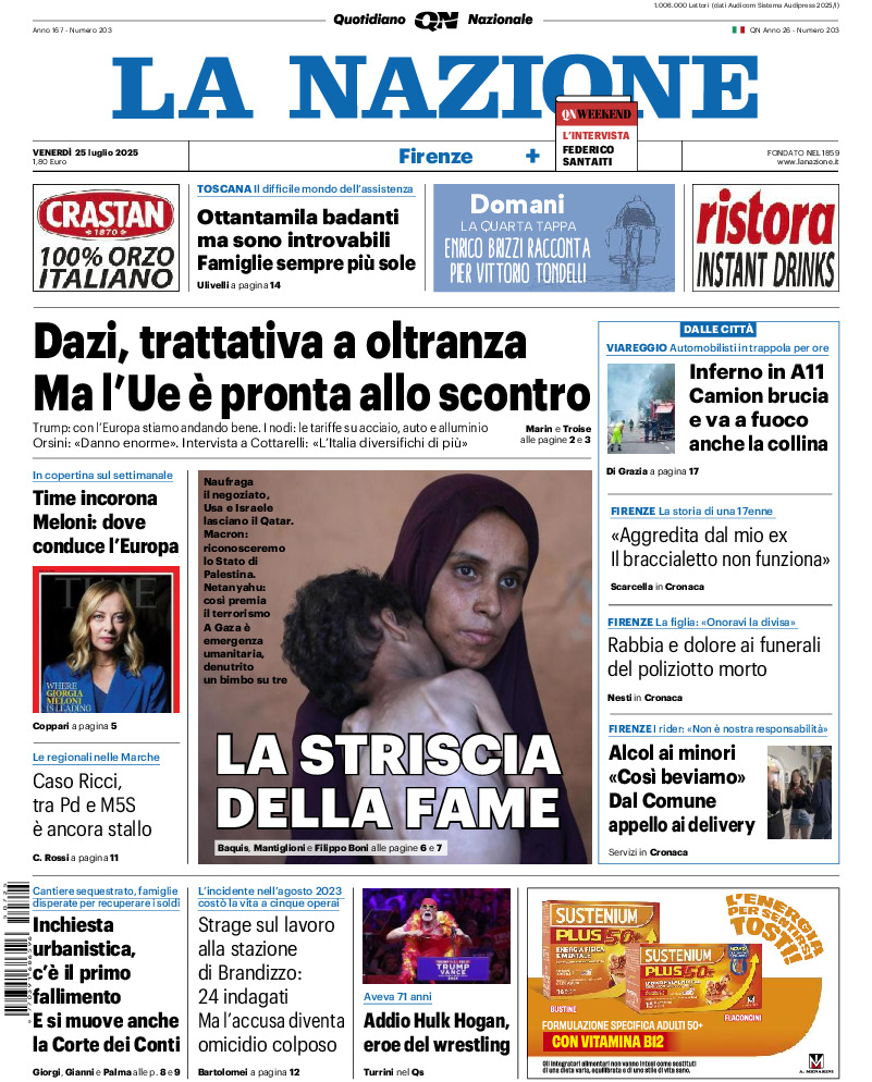Firenze - venerdì 25 Luglio 2025
