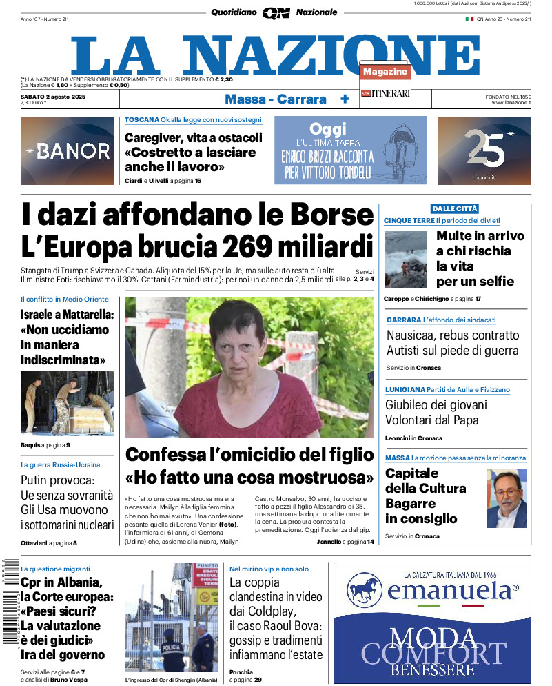 Massa Carrara - sabato 02 Agosto 2025