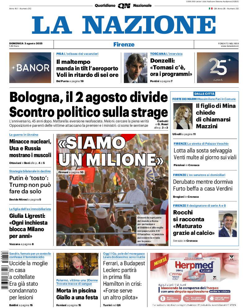Firenze - domenica 03 Agosto 2025