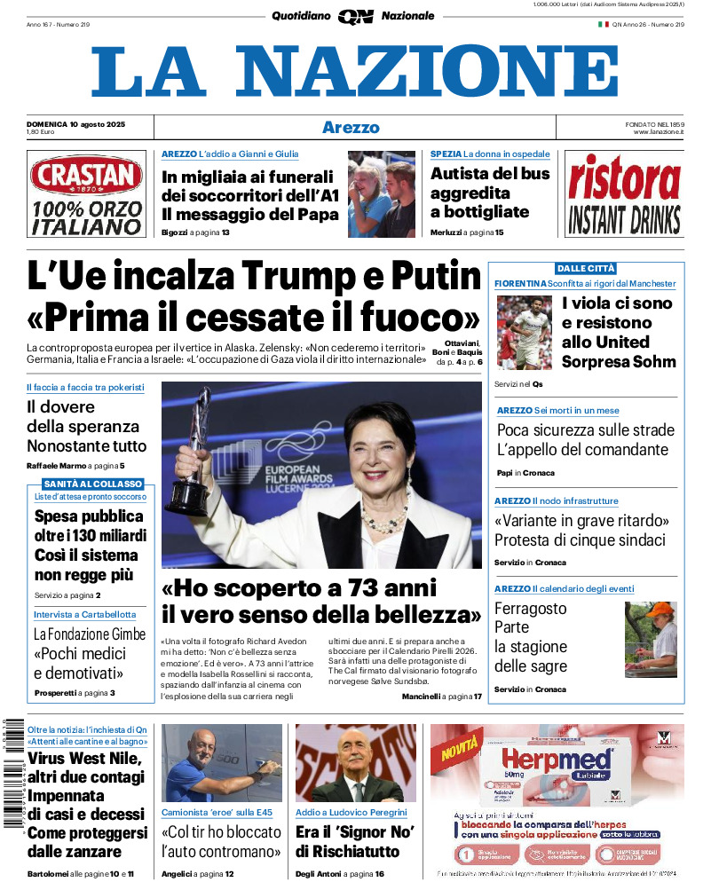 Arezzo - domenica 10 Agosto 2025