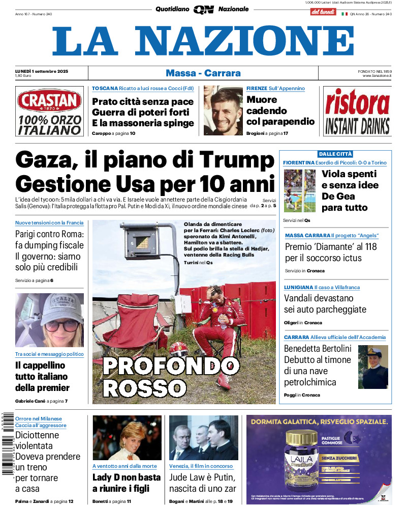 Massa Carrara - lunedì 01 Settembre 2025