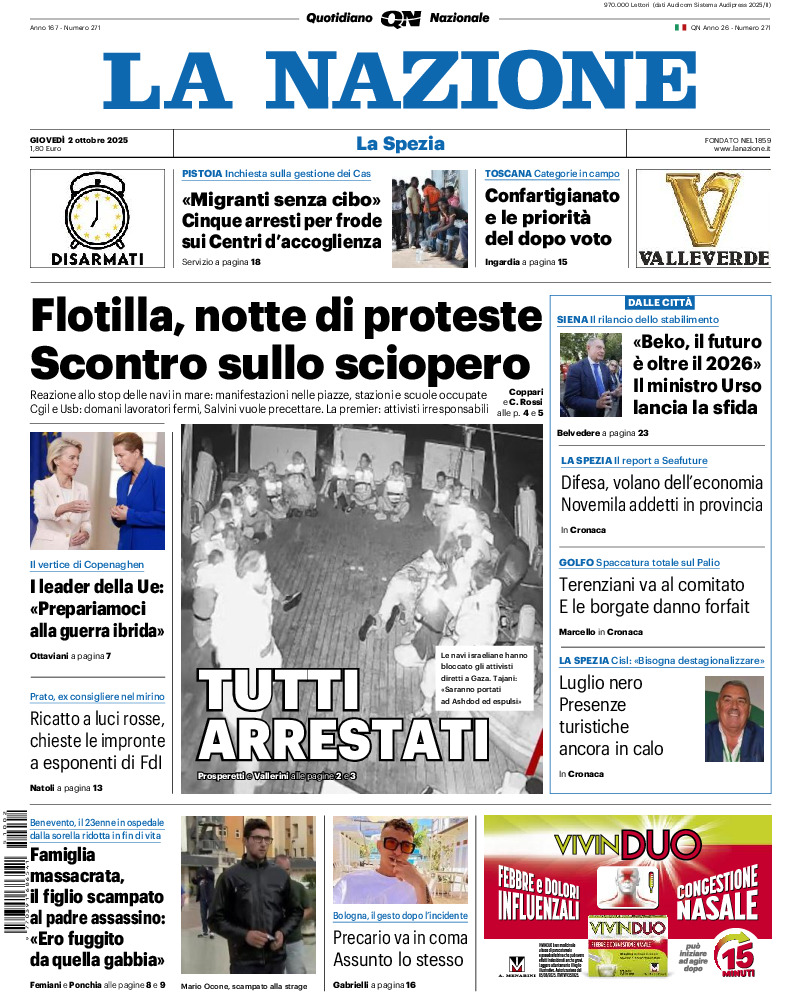 La Spezia - giovedì 02 Ottobre 2025 20251002 N SPZ 25
