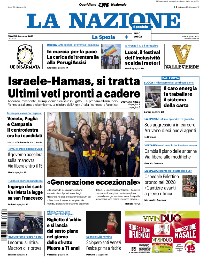 La Spezia - giovedì 09 Ottobre 2025 20251009 N SPZ 25