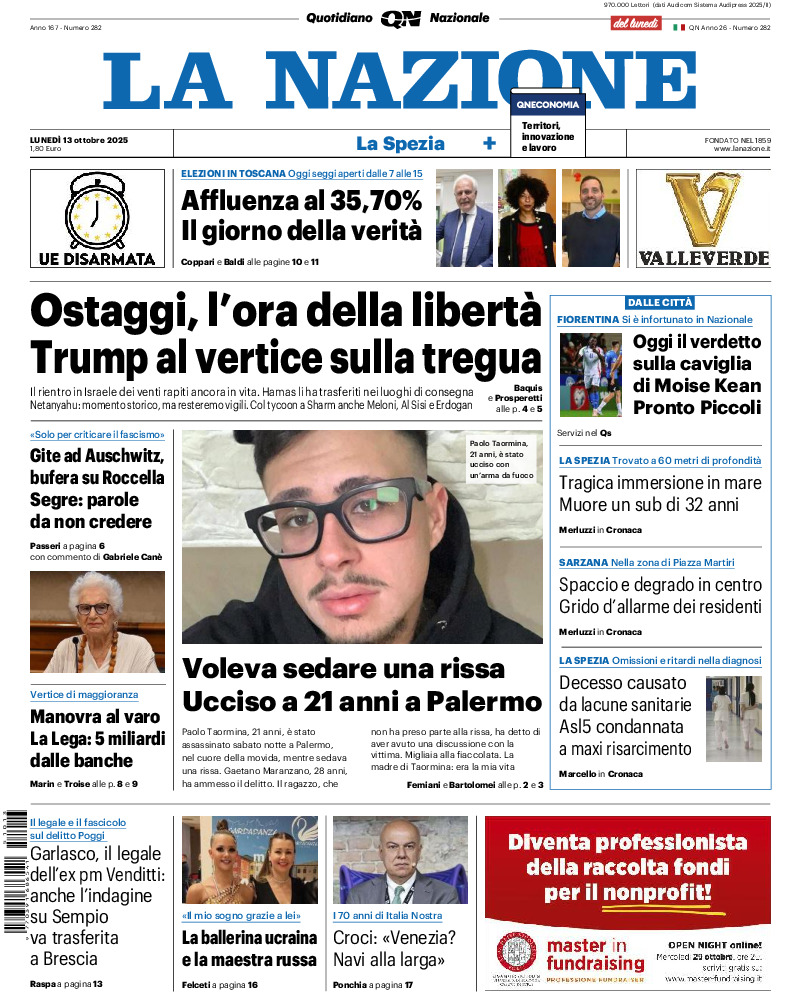 La Spezia - lunedì 13 Ottobre 2025 20251013 N SPZ 09