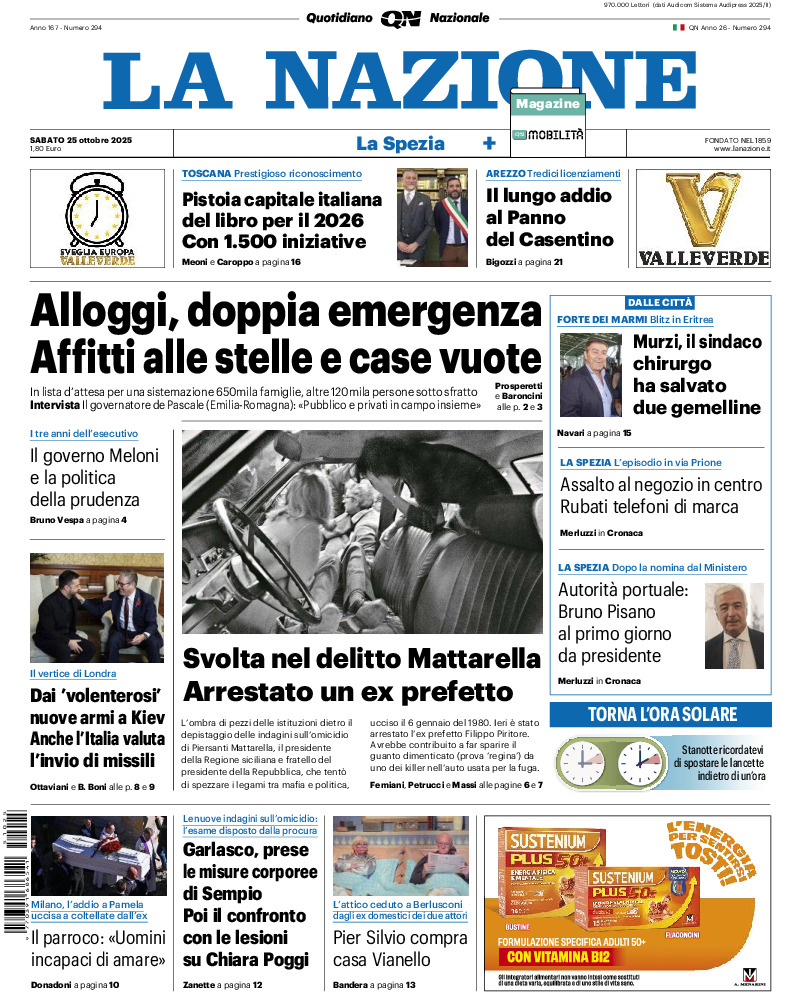 La Spezia - sabato 25 Ottobre 2025 20251025 N SPZ 25